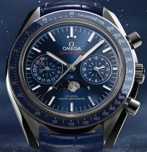 omega moon phase watch price|omega moonphase speedmaster.